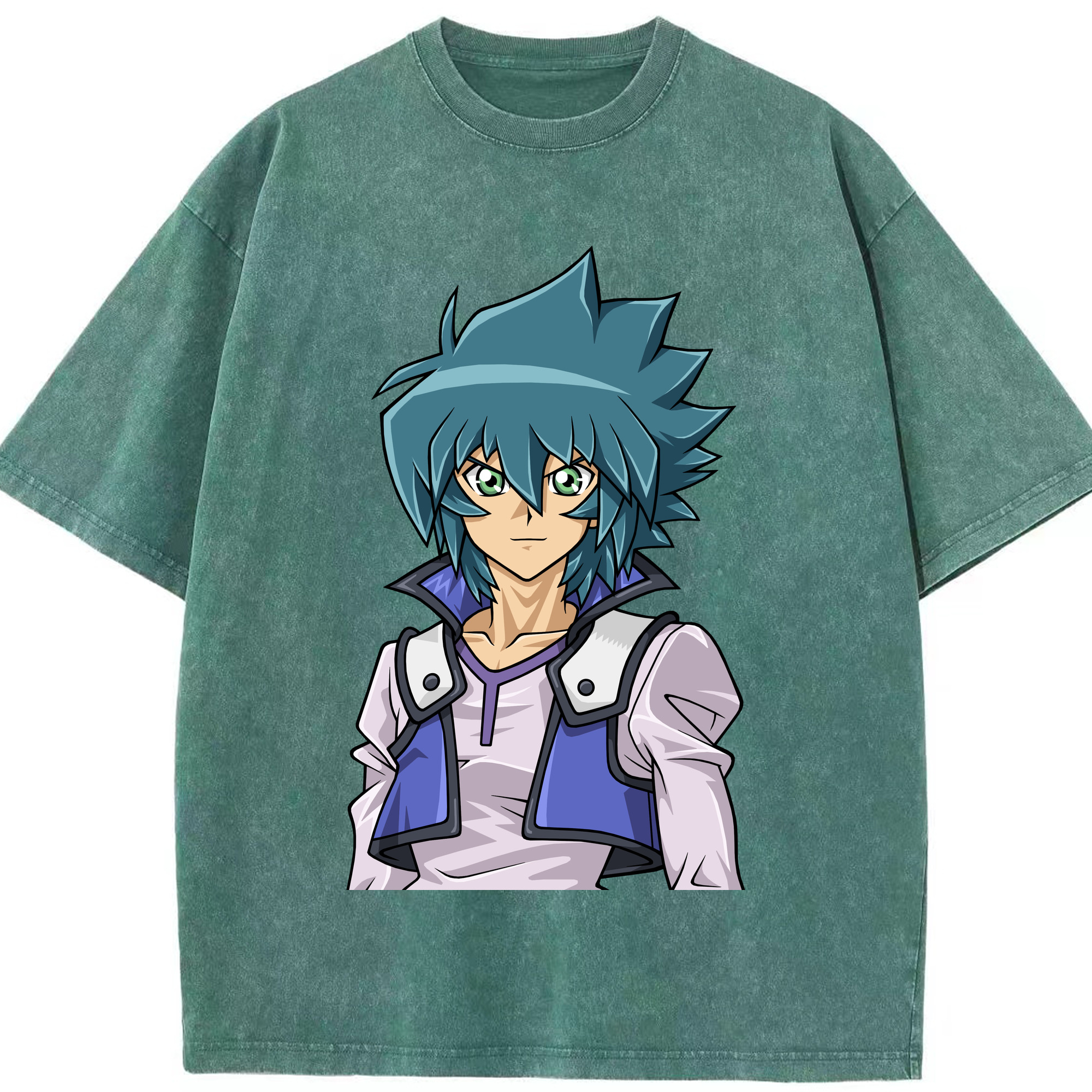 （画像用） 遊☆戯☆王 Yu-Gi-Oh! 綿100% ヴィンテージ風 半袖Tシャツ（フロントプリント）